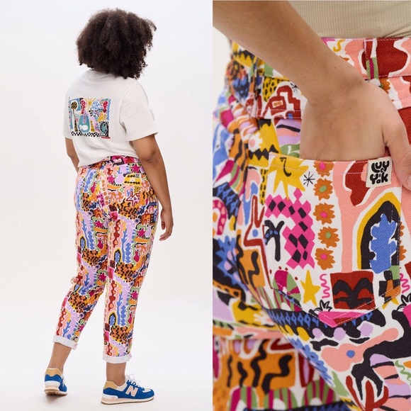 Rare Lucy & Yak x Melissa Foster Limited Edition Collab Dana Jeans - Picture 2 of 15